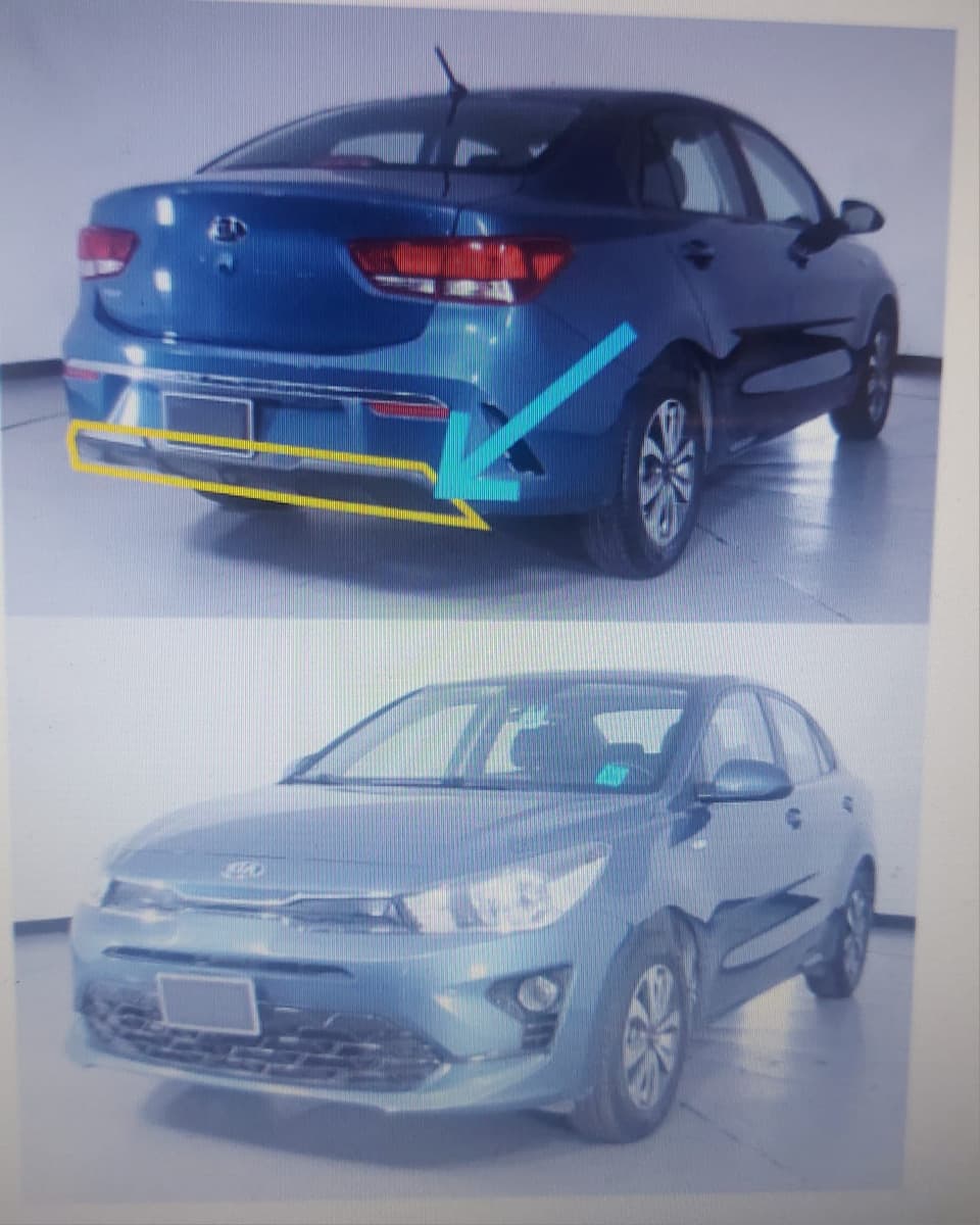 Kia Rio 2021 Al 2023 Spoiler Trasero Nuevo Sin Detalle Origi