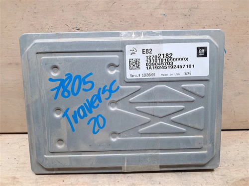 Computadora Pcm Chevrolet Traverse 2020 3.6l 12702182 7805, foto 1