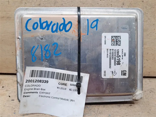 Computadora Ecm Pcm Chevrolet Colorado 2019 2.5l 8182, foto 1