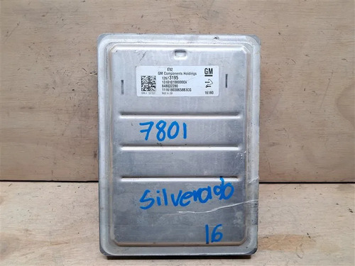 Computadora Ecm Pcm Chevrolet Silverado 2016 12673195 7801, foto 1