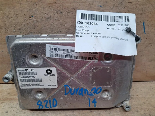 Computadora De Motor Ecm Pcm Dodge Durango 2014 8210, foto 1