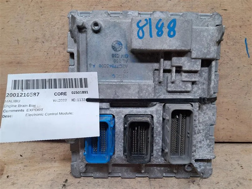 Computadora De Motor Ecm Pcm Chevrolet Malibu 2022 1.5l 8188, foto 1