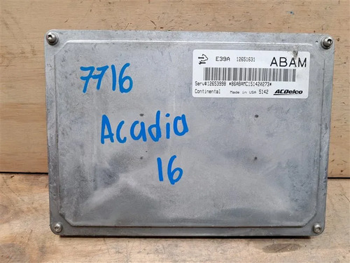 Computadora Ecm Pcm Gmc Acadia 2016 3.6l 12653998 7716, foto 1