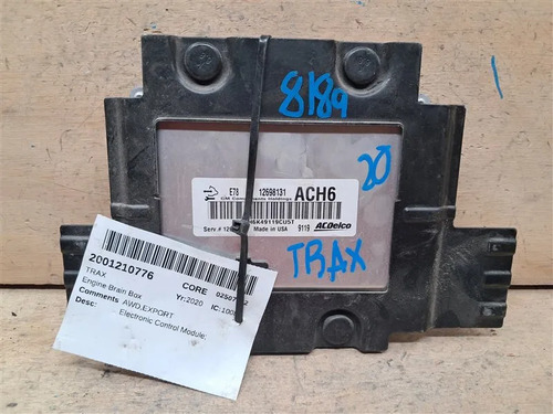 Computadora Ecm Pcm Chevrolet Trax 2020 1.4l 12698131 8189, foto 1