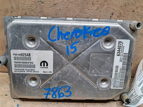 Computadora Ecm Pcm Jeep Cherokee 2014-2016 3.2l 7863, foto 1